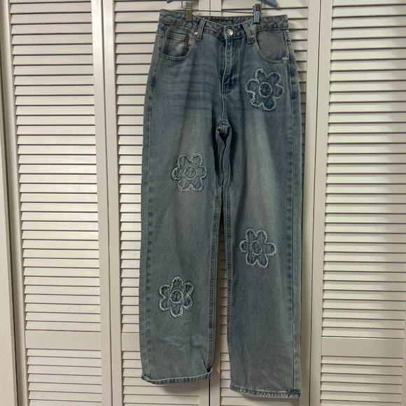 New. Gorgeous Cali 1850 Baggy Jeans: Size 7/ 28 - Picture 1 of 15